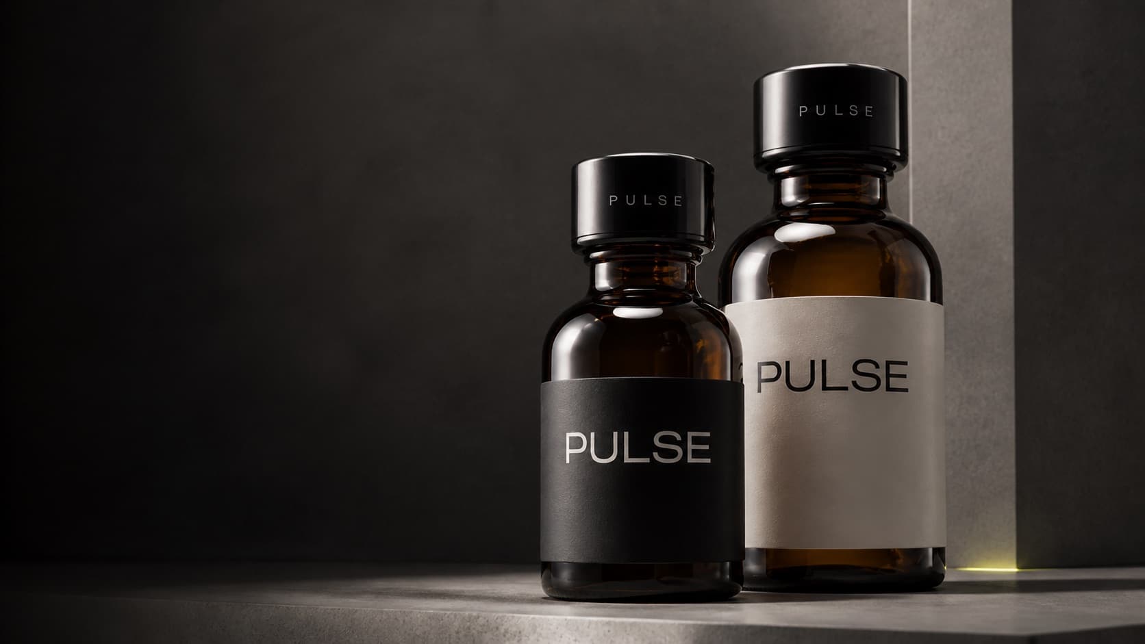 Коллекция PULSE в янтарных флаконах